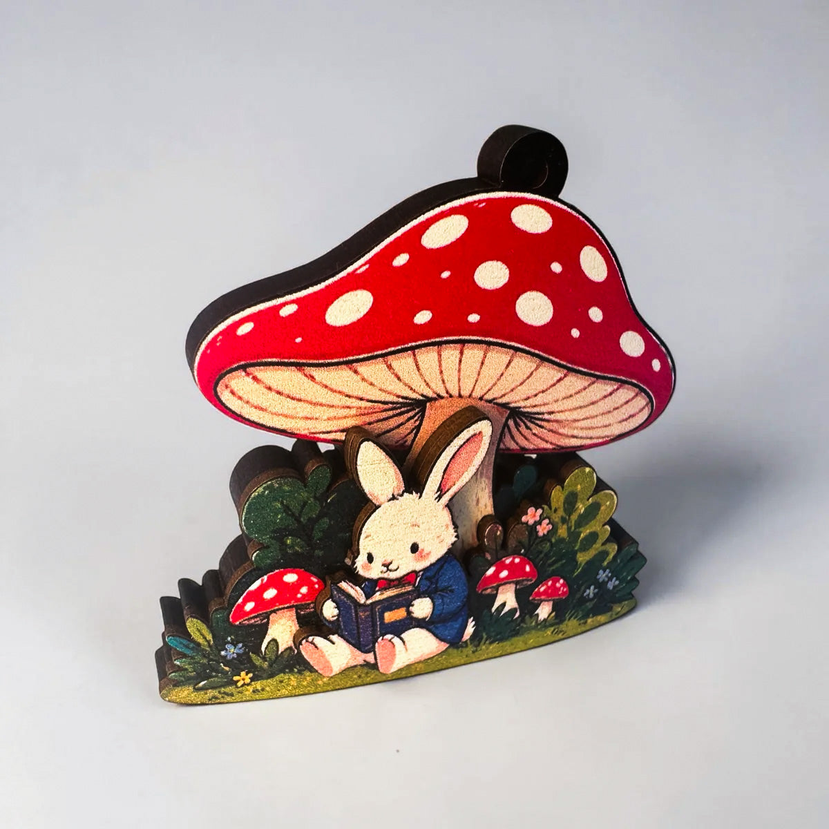 Multi-Layered Wooden Charms