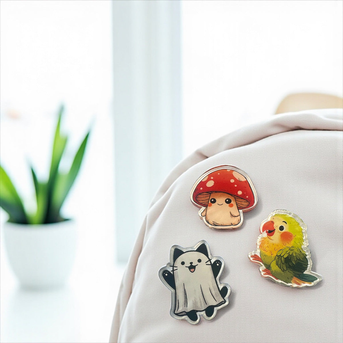 Acrylic Pins (Recycled Acrylic)
